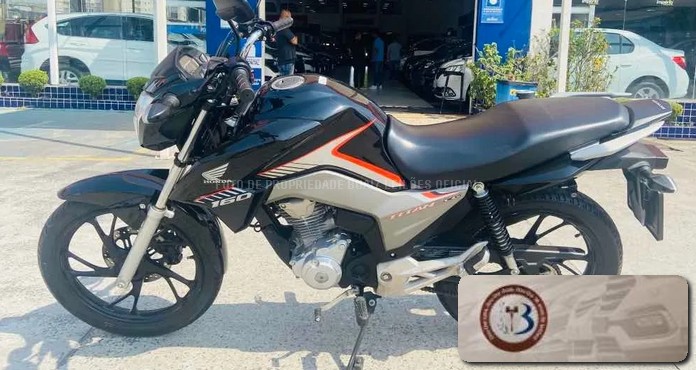 LOTE 001 Honda Cg 160 Titan Flex C 11mil Km 2018