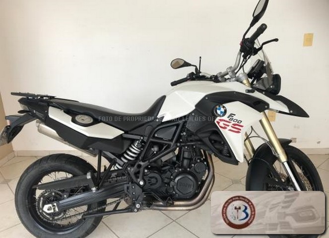 LOTE 001 BMW - F 800  GS Branca 2016
