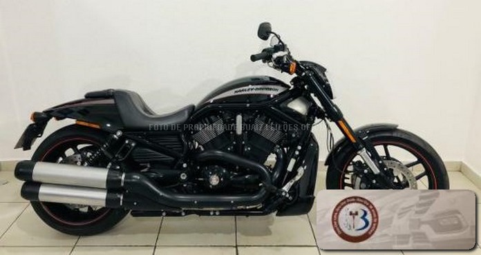 LOTE 010 HARLEY DAVIDSON NIGHT ROD PRETA LINDA 2016